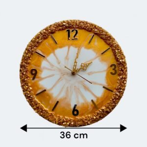 "Elegant Resin Wall Clock – Modern Artistic Timepiece" - Image 4