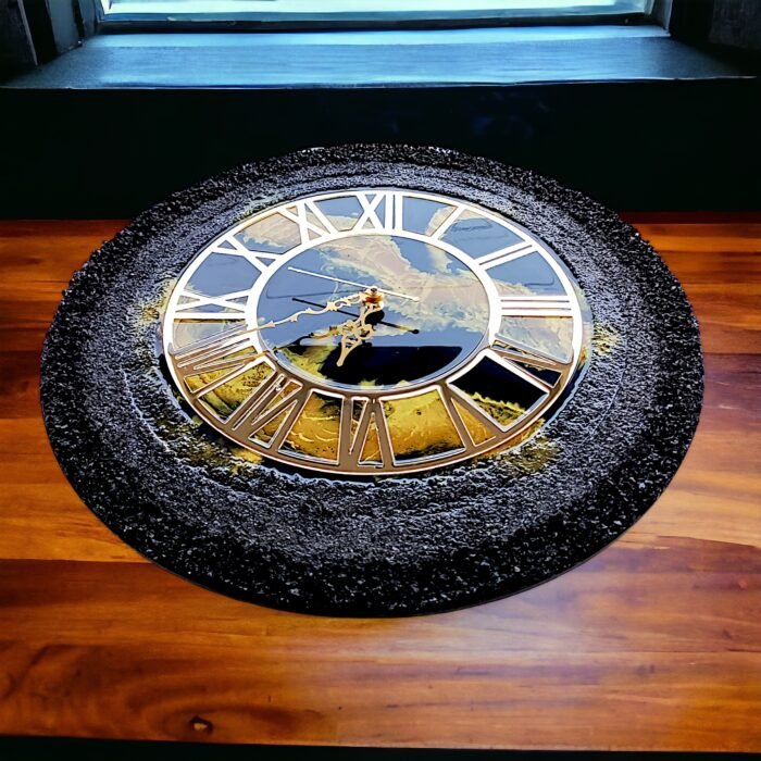 Resin wall clock ("Elegant Wall Décor Ideas for a Stylish Home") - Image 3