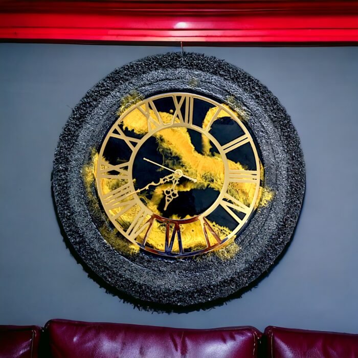Resin wall clock ("Elegant Wall Décor Ideas for a Stylish Home") - Image 2