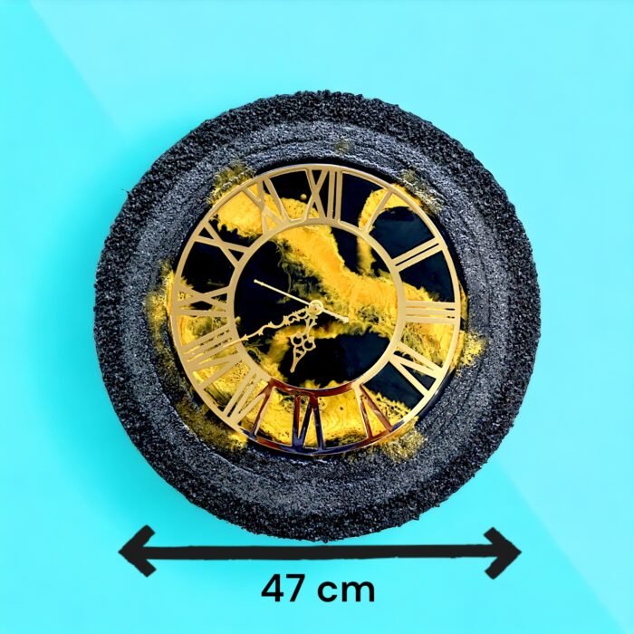 Resin wall clock ("Elegant Wall Décor Ideas for a Stylish Home") - Image 4
