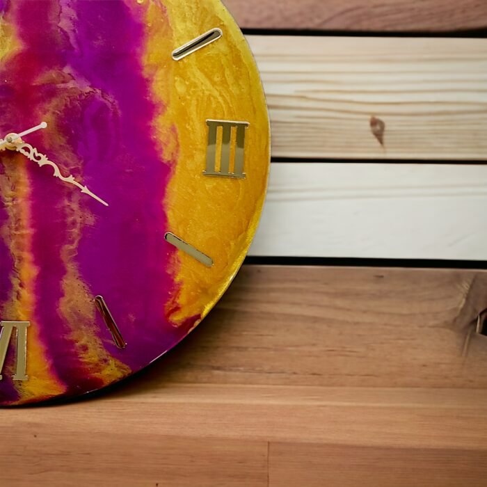 Silent Resin Wall Clock – Stylish & Contemporary - Image 5