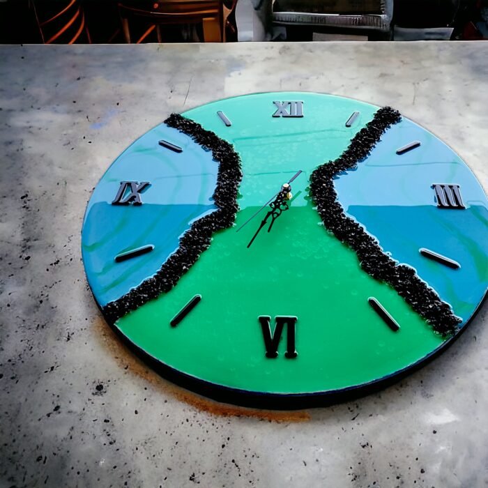 Luxury Resin Wall Clock – Unique Handmade Design - Image 5