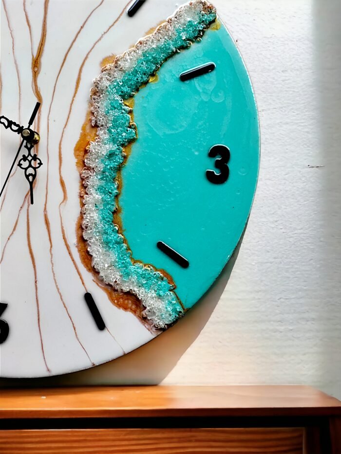 "Luxury Resin Wall Clock – Elegant Modern Timepiece" - Image 6