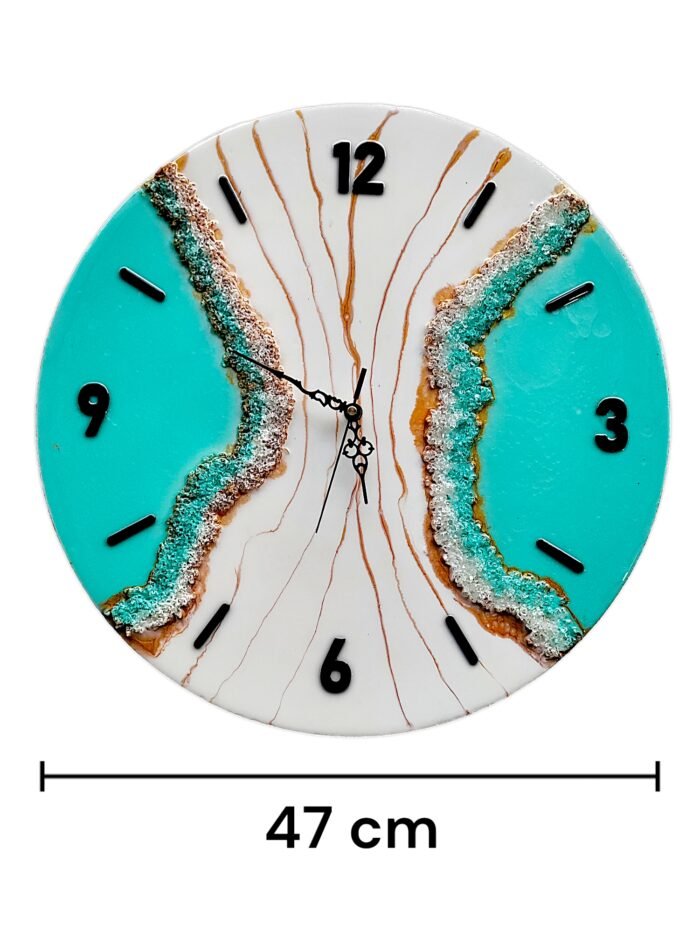"Luxury Resin Wall Clock – Elegant Modern Timepiece" - Image 4