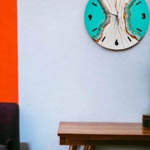"Luxury Resin Wall Clock – Elegant Modern Timepiece" - Image 3