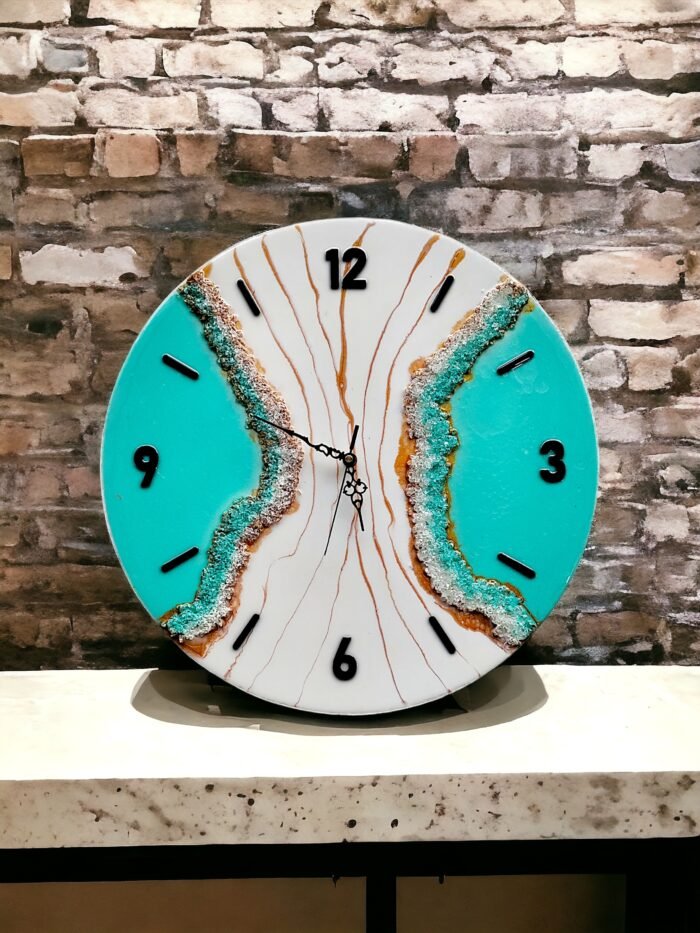 "Luxury Resin Wall Clock – Elegant Modern Timepiece" - Image 2