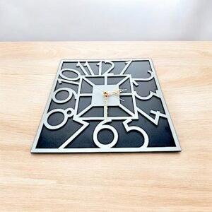 Square Wooden Wall Clock – A Perfect Blend of Modern Elegance and Timeless Craftsmanship - Image 3