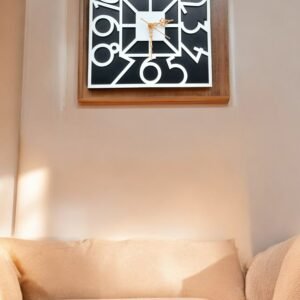 Square Wooden Wall Clock – A Perfect Blend of Modern Elegance and Timeless Craftsmanship - Image 4