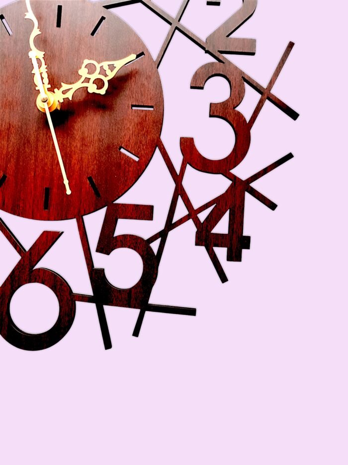 WOODEN WALL CLOCK - Image 2