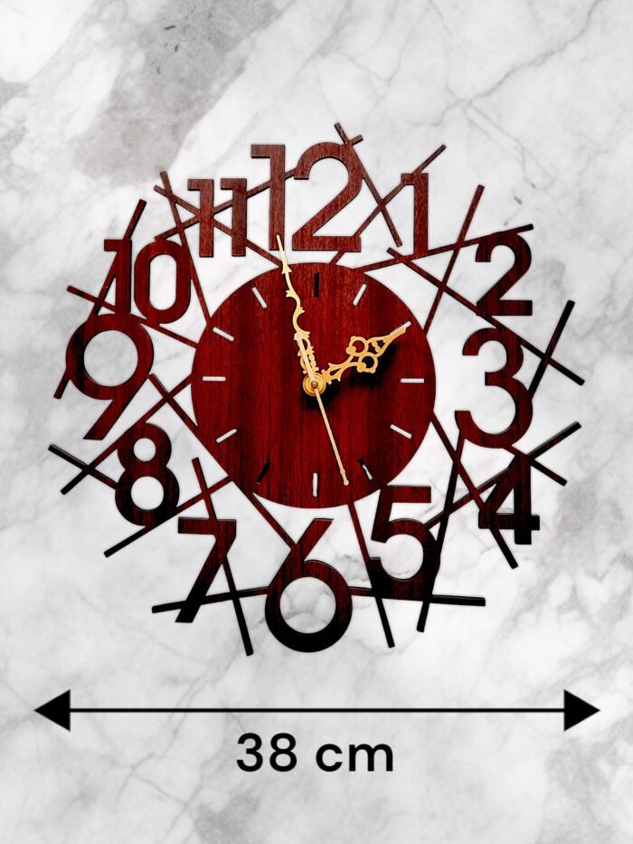 WOODEN WALL CLOCK - Image 3