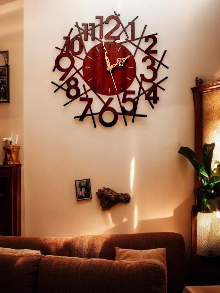 WOODEN WALL CLOCK - Image 4