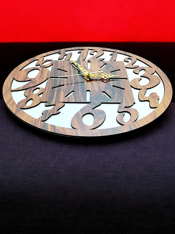 Elegant Wooden Wall Clock – Classic Timepiece for Your Home - Image 3