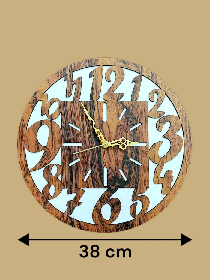 Elegant Wooden Wall Clock – Classic Timepiece for Your Home - Image 4