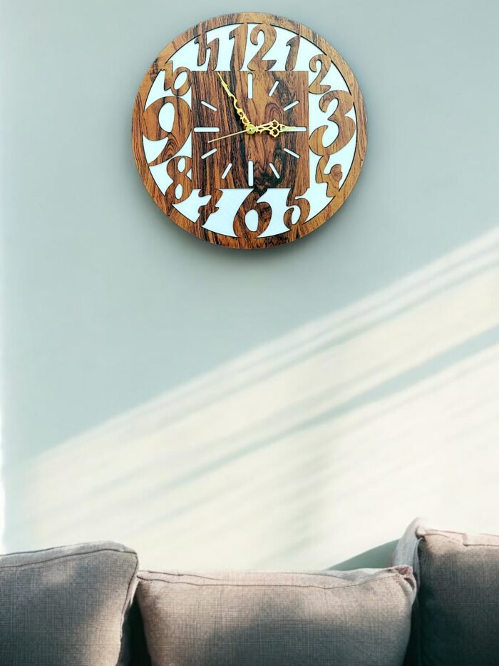Elegant Wooden Wall Clock – Classic Timepiece for Your Home - Image 6
