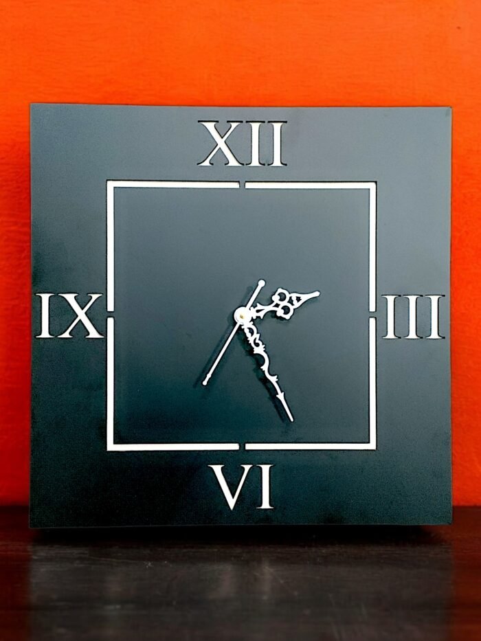 Square Wooden Wall Clock – A Perfect Blend of Modern Elegance and Timeless Craftsmanship - Image 6