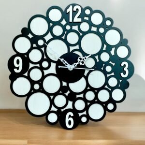 Round Wooden Wall Clock – Elegant & Timeless Timepiece - Image 5