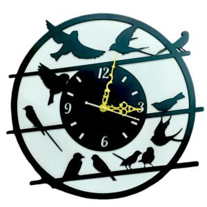 wooden wall clock