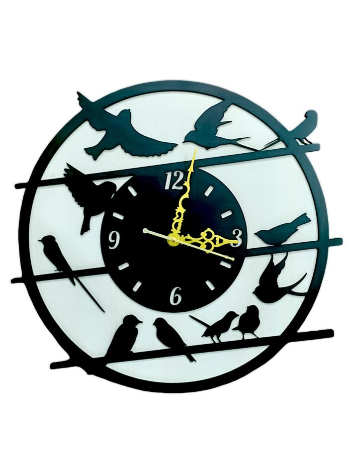 wooden wall clock