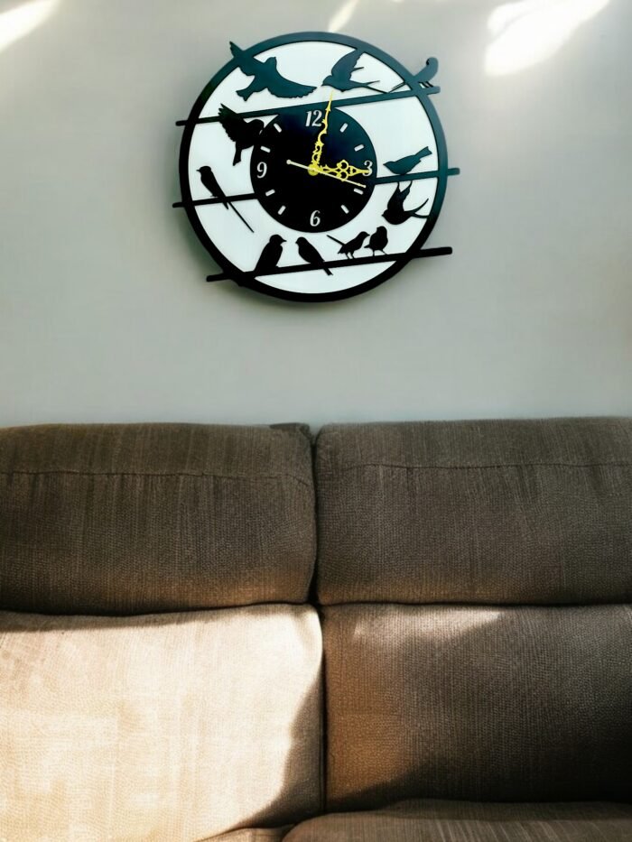 Round Wooden Wall Clock – Elegant & Timeless - Image 4