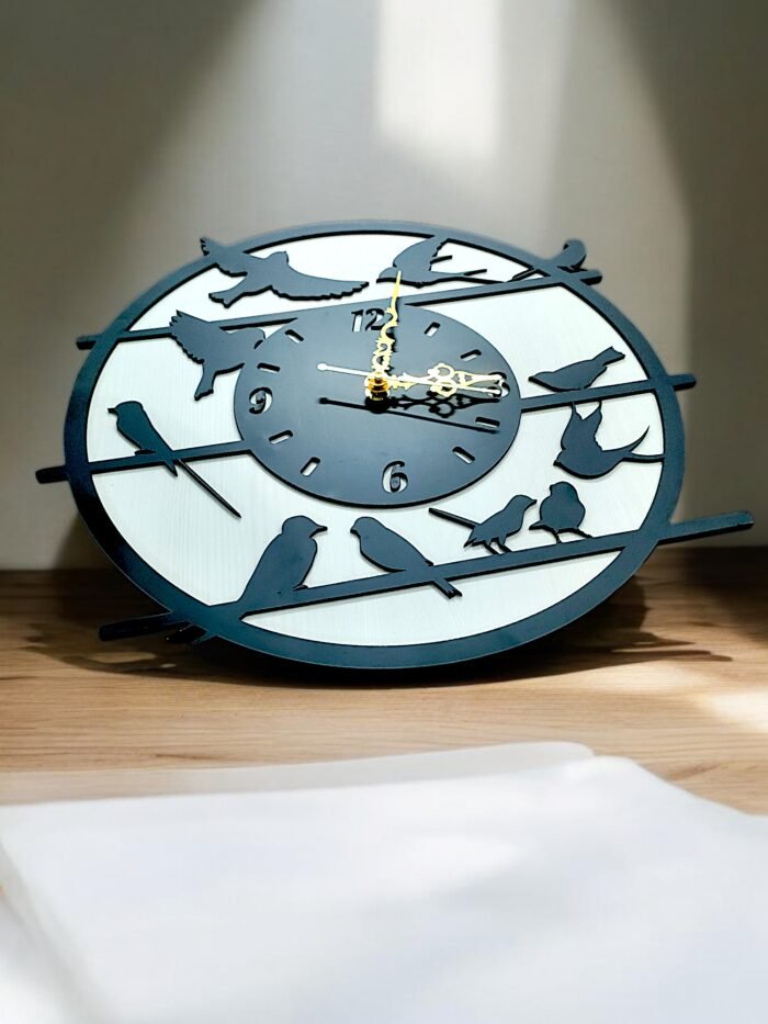 Round Wooden Wall Clock – Elegant & Timeless - Image 6