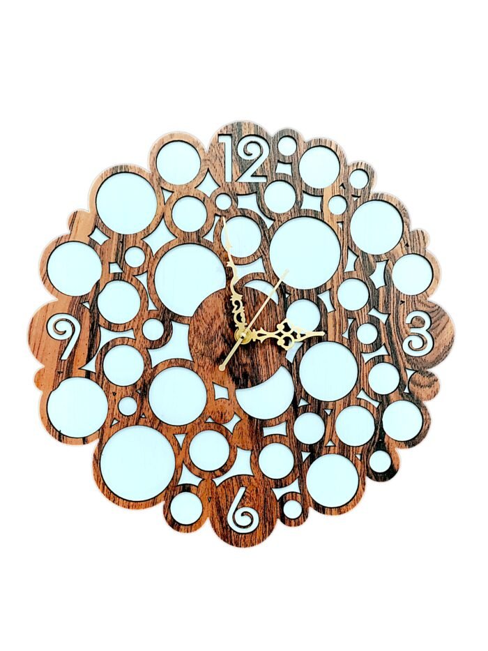 wooden wall clock