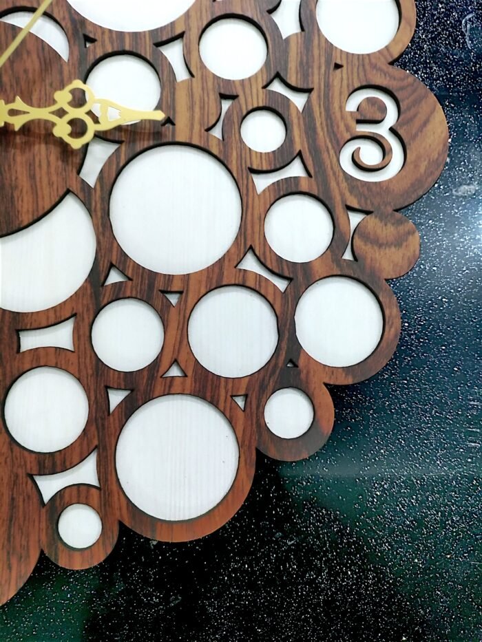 Round Wooden Wall Clock – Elegant & Timeless Timepiece - Image 5