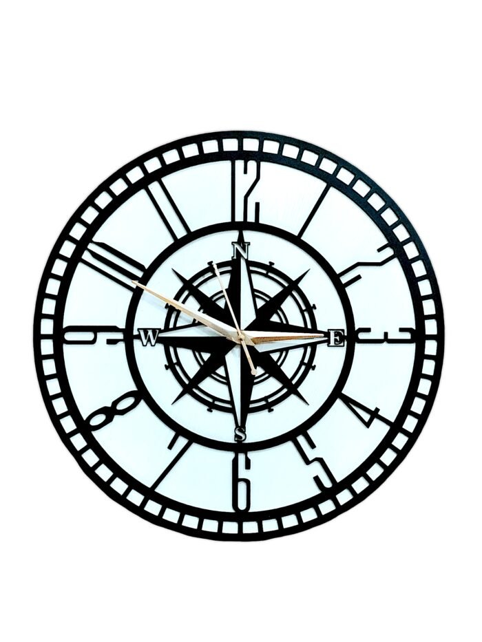wooden wall clock