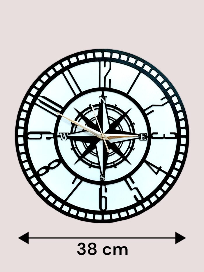 Round Wooden Wall Clock – Elegant & Timeless Timepiece - Image 5