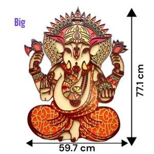 "Divine Lord Ganesh – Multilayer Wall Art" - Image 6