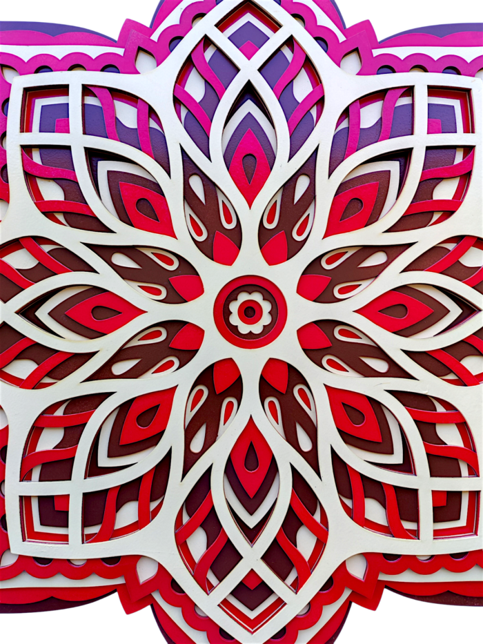 "Oval Multilayer Mandala Wall Art – Spiritual & Decorative Masterpiece" - Image 2
