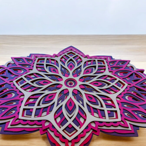 "Oval Multilayer Mandala Wall Art – Spiritual & Decorative Masterpiece" - Image 3