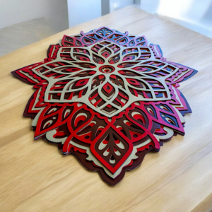 "Oval Multilayer Mandala Wall Art – Spiritual & Decorative Masterpiece" - Image 4