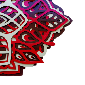 "Oval Multilayer Mandala Wall Art – Spiritual & Decorative Masterpiece" - Image 5