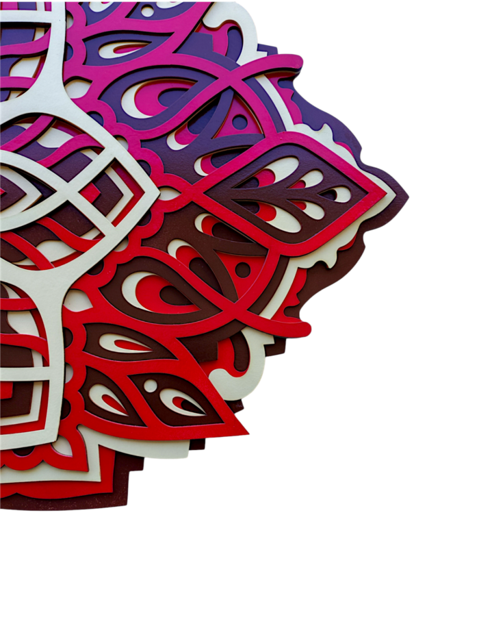 "Oval Multilayer Mandala Wall Art – Spiritual & Decorative Masterpiece" - Image 5