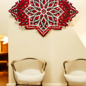 "Oval Multilayer Mandala Wall Art – Spiritual & Decorative Masterpiece" - Image 6
