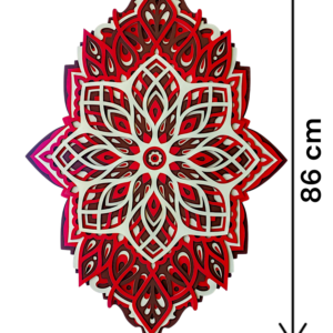 "Oval Multilayer Mandala Wall Art – Spiritual & Decorative Masterpiece" - Image 7