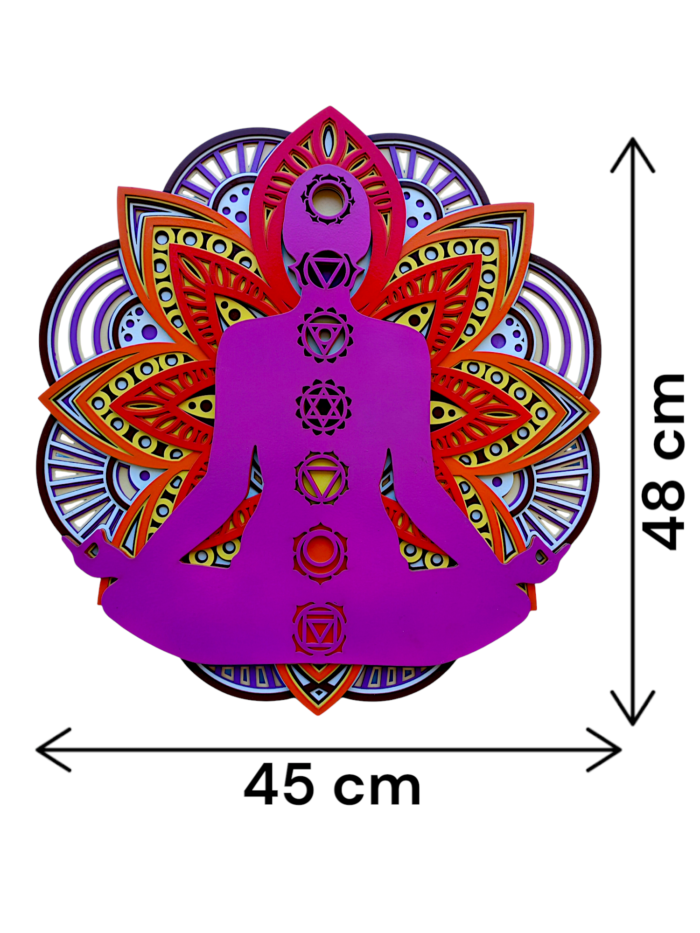 "Multilayer 7 Chakra Wall Art – Meditation & Healing Energy Decor" - Image 5