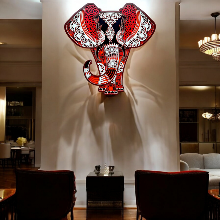 Multilayered Elephant Wall Art - Stunning Home Décor - Image 5