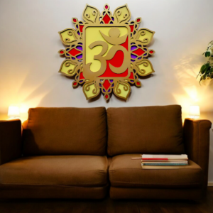 "Om Multilayer Mandala Wall Art – Sacred Spiritual Décor" - Image 3