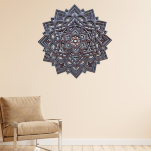 Celestial Mandala – Layered Wall Art - Image 4