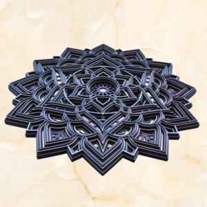 Celestial Mandala – Layered Wall Art - Image 3