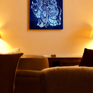 Divine Glow: Radha Krishna LED Wall Decor ✨💖🎨 - Image 4