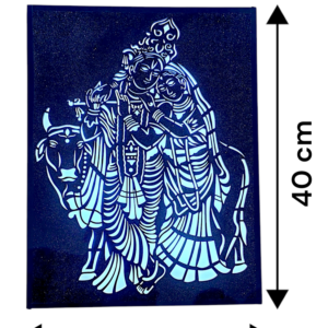 Divine Glow: Radha Krishna LED Wall Decor ✨💖🎨 - Image 5